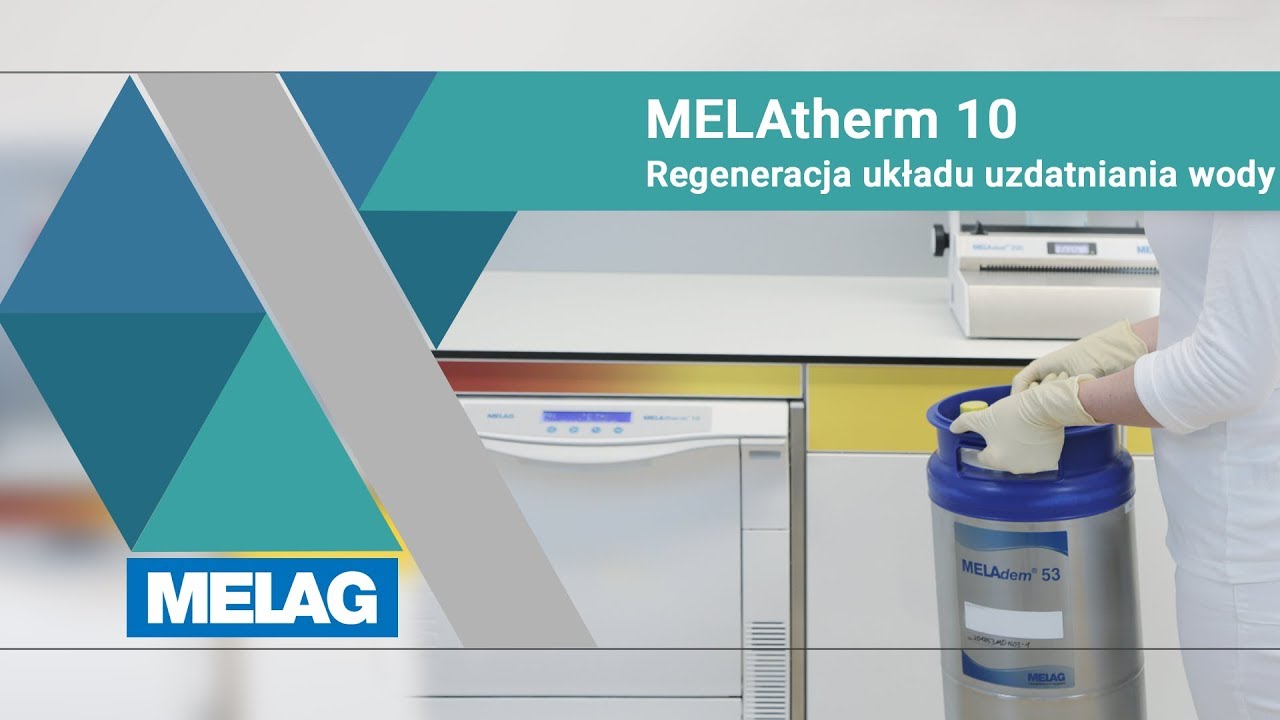 Regeneracja układu uzdatniania wody (F548) | MELAG MELAdem 53 Tutorial