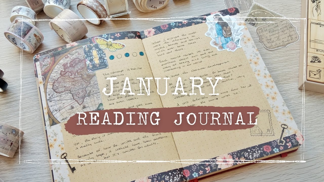 January 2023 Reading Journal Spreads