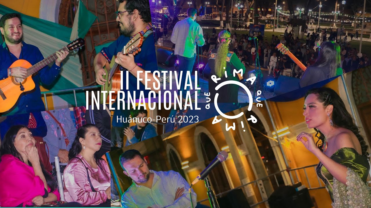 II Festival Internacional Rima que Rima 2023 - España, México y Chile en Huánuco Perú