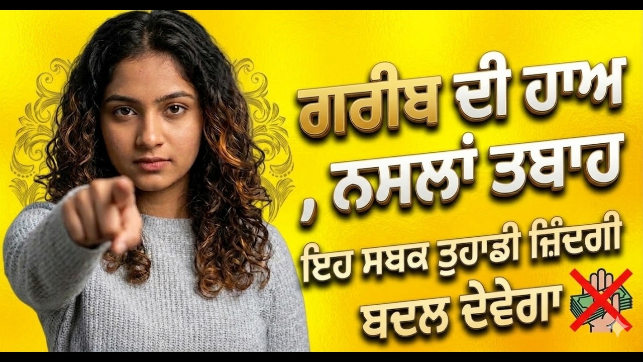ਕਿਸੇ ਗਰੀਬ ਦੀ ਹਾਅ ਨਸਲਾਂ ਤਬਾਹ ਕਰ ਦਿੰਦੀ ਹੈ | Heart Touching Story  | Punjabi Moral Story