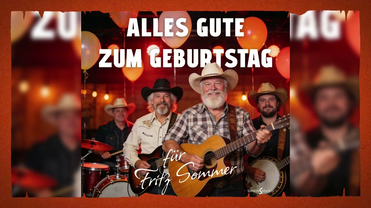 Alles Gute zum Geburtstag – Für Fritz Sommer (Country Music)