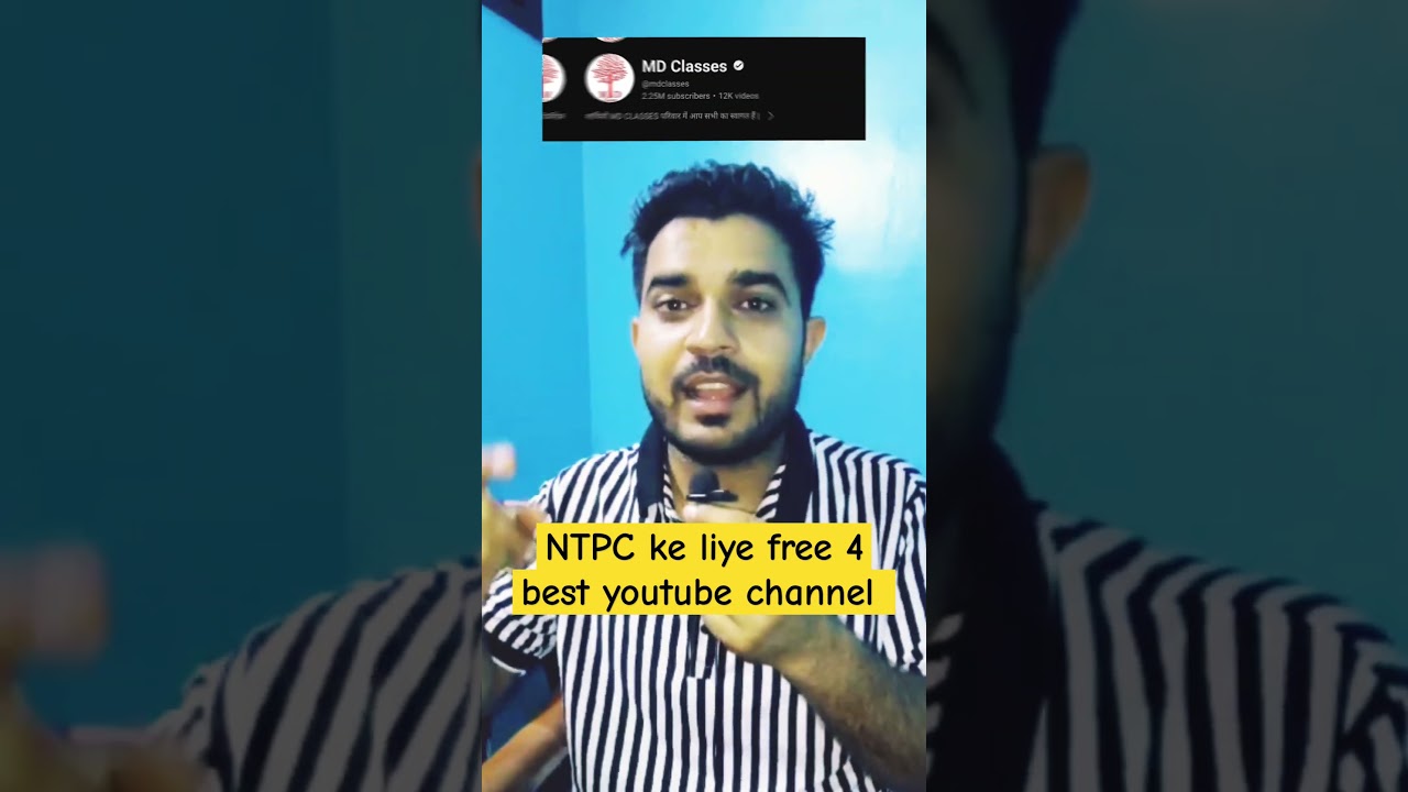 4 best free YouTube channels for NTPC, which can make your preparation even better #shorts