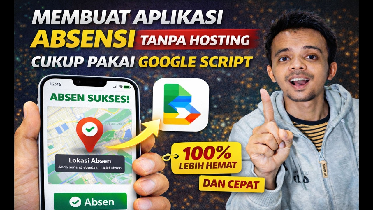 5 Trik Membuat Aplikasi Absensi Tanpa Hosting Cukup Pakai Google Script - 100% Lebih Hemat dan Cepat