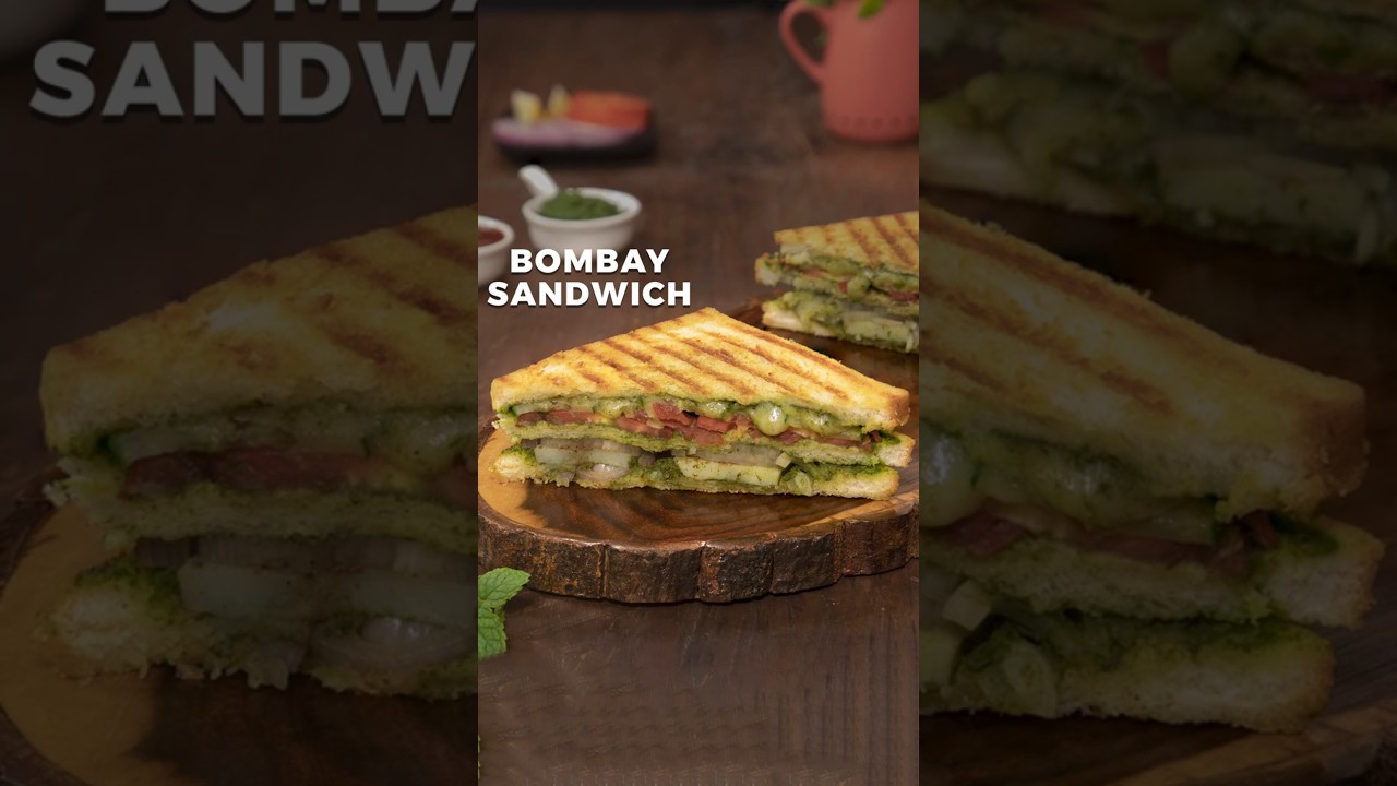 Bombay Sandwich Recipe| Street Food | Veg Sandwich Recipe #shorts #bombaysandwich