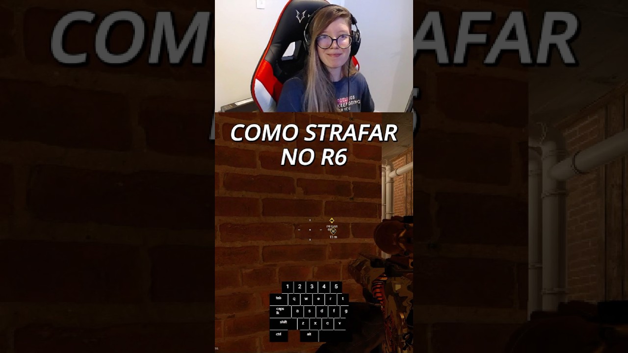 Dica de como fazer &ldquo;strafe&rdquo; 🤓 #r6tips #siegex #rainbow6siege #shorts #strafe