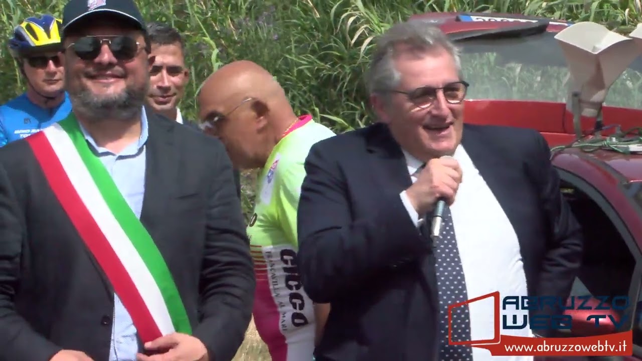 Tollo inaugurazione della pista ciclopedonale Via dei Mulini 28 05 2022