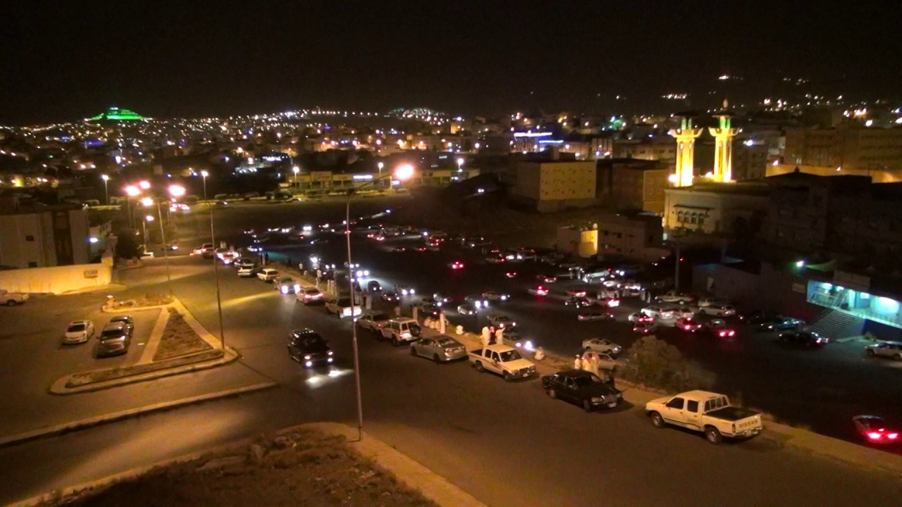 ساحة الملك فهد ابها (فره) والقبض على قائد المسيره🚔