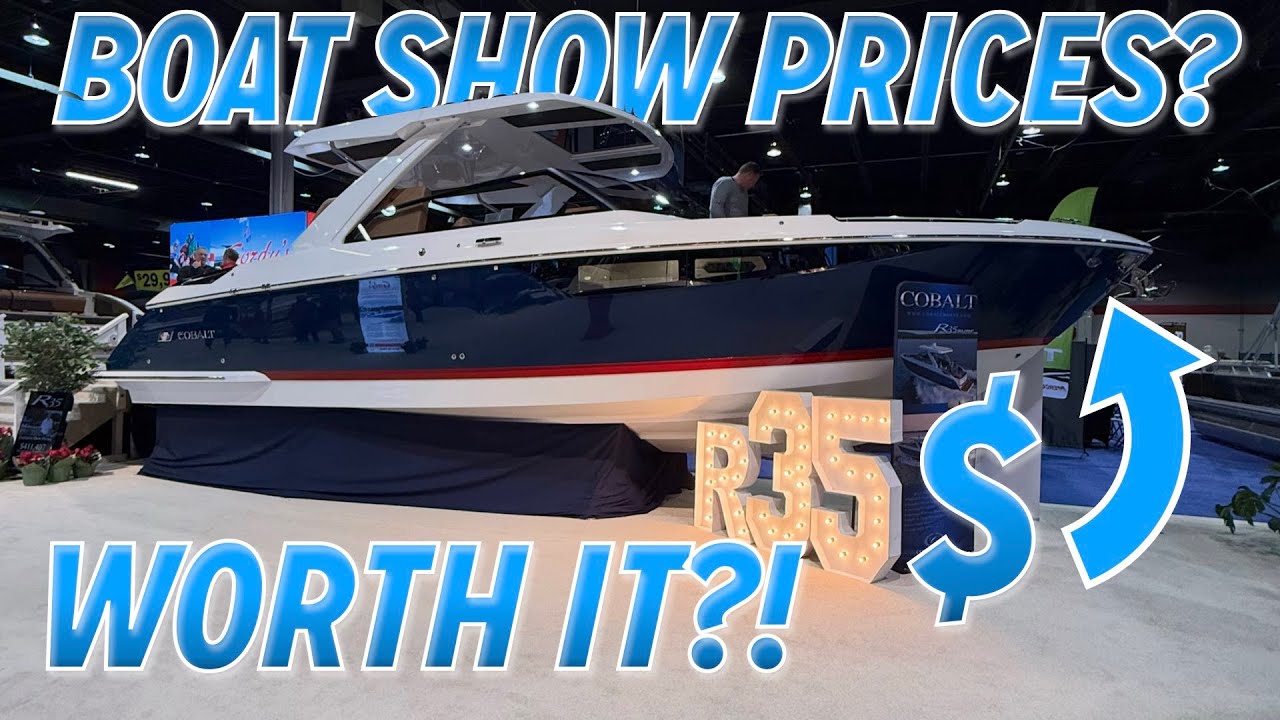 Are Boat Show Deals Worth It? AND 35 FOOT WakeSurf Yacht!