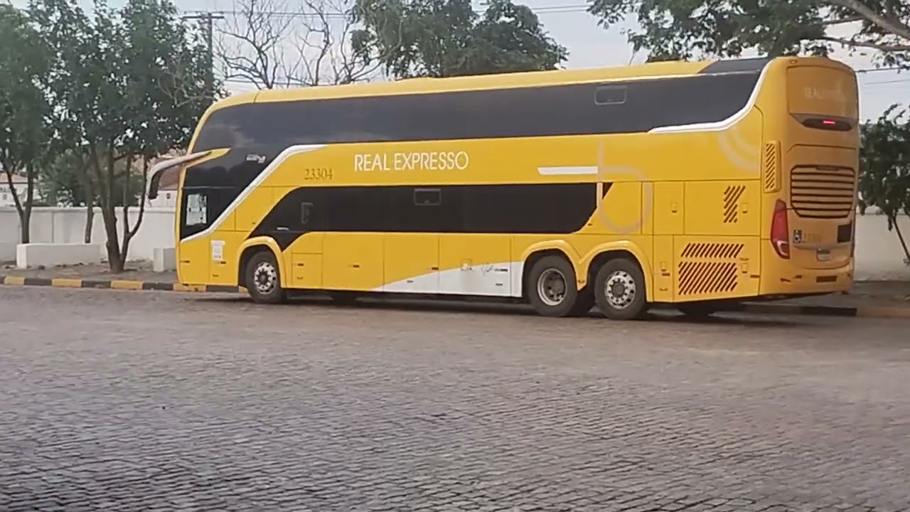 real expresso chegando na rodoviária de vitória da conquista Bahia linha são Paulo a Fortaleza 