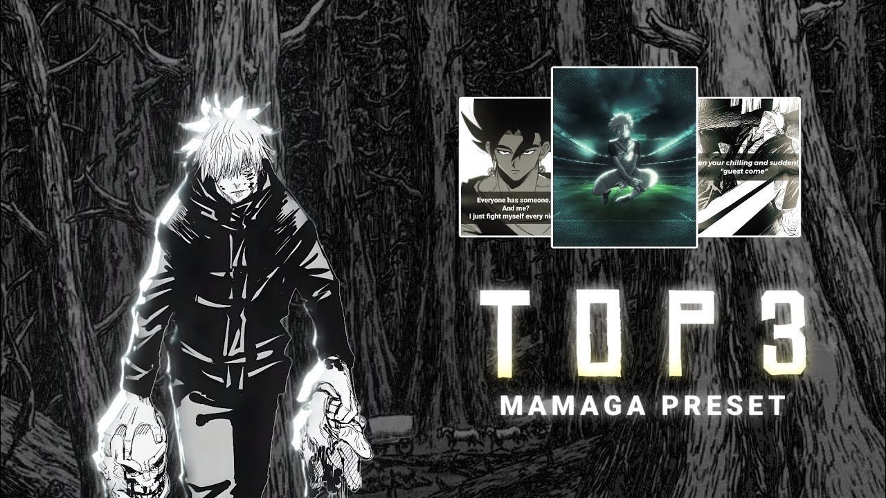 Top 3 Tik Tok Trending Manga Edit Presets 🔥 | Free Alight Motion XML Download! #3