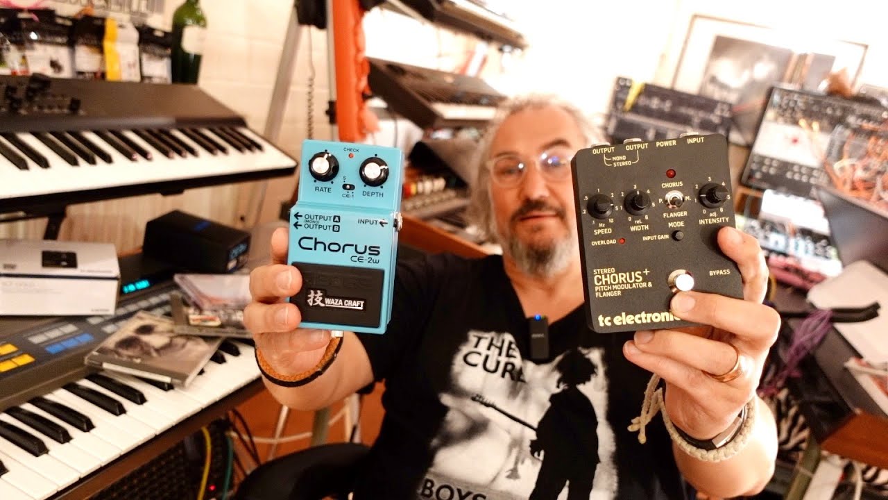 BOSS CE-2w vs TC.Electronics SCF Gold+ deeper Review (JX-8P+3P, Argon8X, Drumbrute & Zarenbourg)