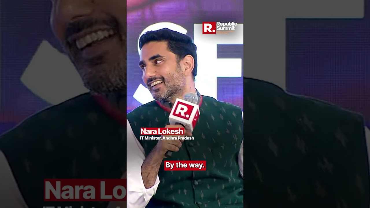 Republic Summit 2026: My Father Chandrababu Naidu Gives Me Sleepless Nights | Nara Lokesh