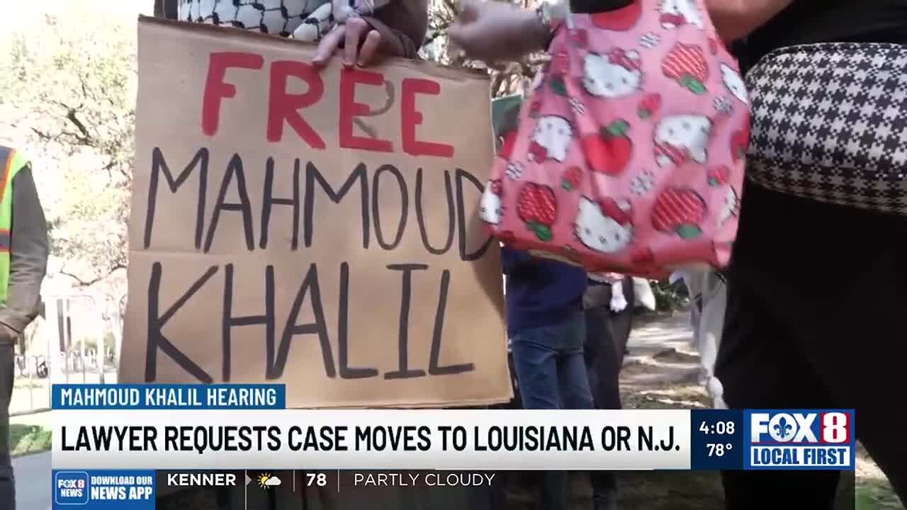 Palestinian activist remains in custody in Louisiana