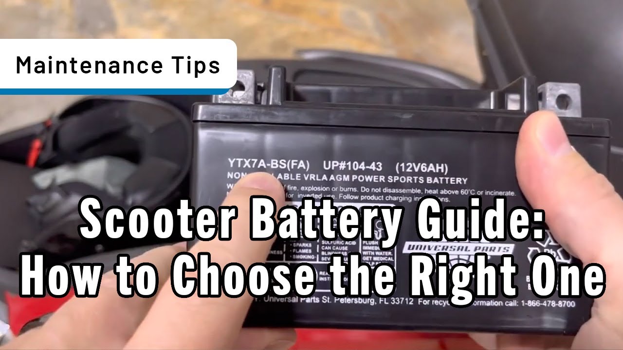 Scooter Battery Guide: How to Choose the Right One
