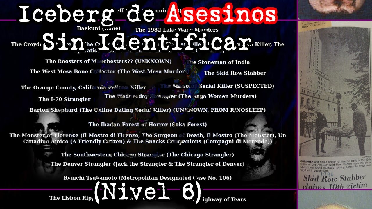 Asesinos Sin Nombre | Iceberg de Asesinatos Sin Resolver | Nivel 6
