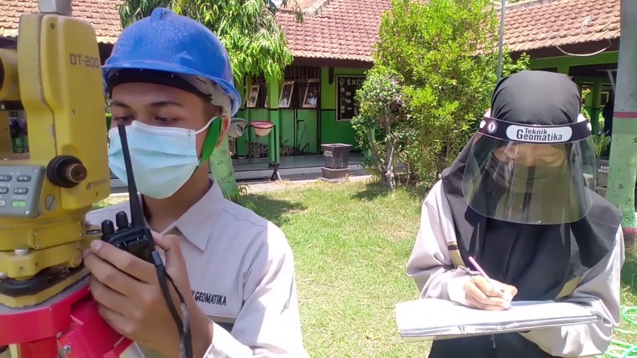 PENGUKURAN SUDUT DAN JARAK 2 TITIK MENGGUNAKAN THEODOLIT DIGITAL