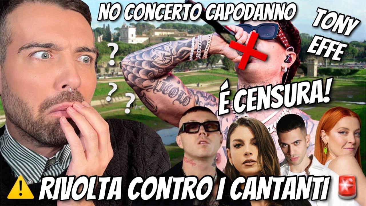 TUTTO QUELLO CHE DEVI SAPERE SULLA POLEMICA CONCERTO DI CAPODANNO DI TONY EFFE | Spillin’ the tea🥤