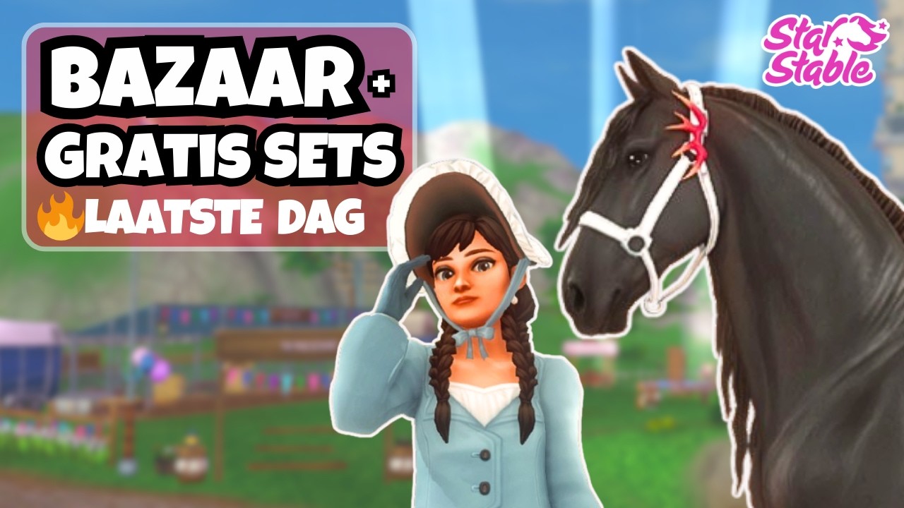 Laatste Dag Bazaar & Gratis Sets + Nieuwe Besmette Krijger Beloning ✨ Star Stable Online