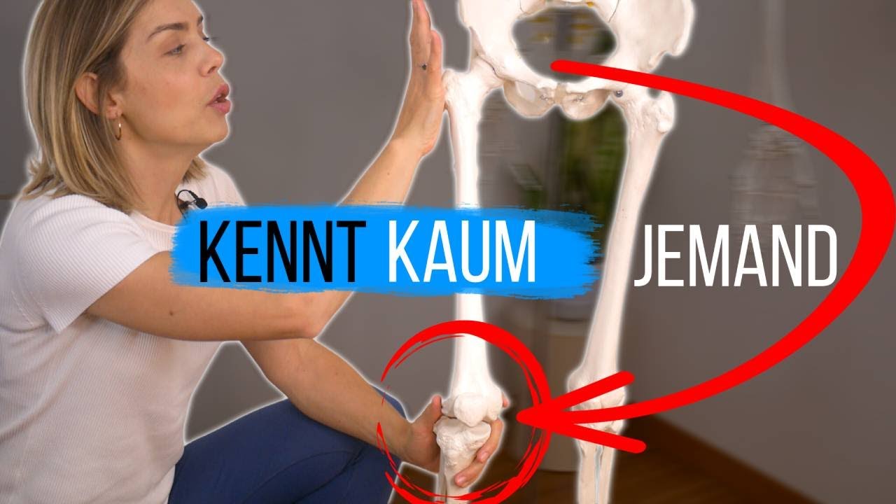 Was die HÜFTE mit KNIESCHMERZEN zu tun hat und wie du sie LOS WIRST