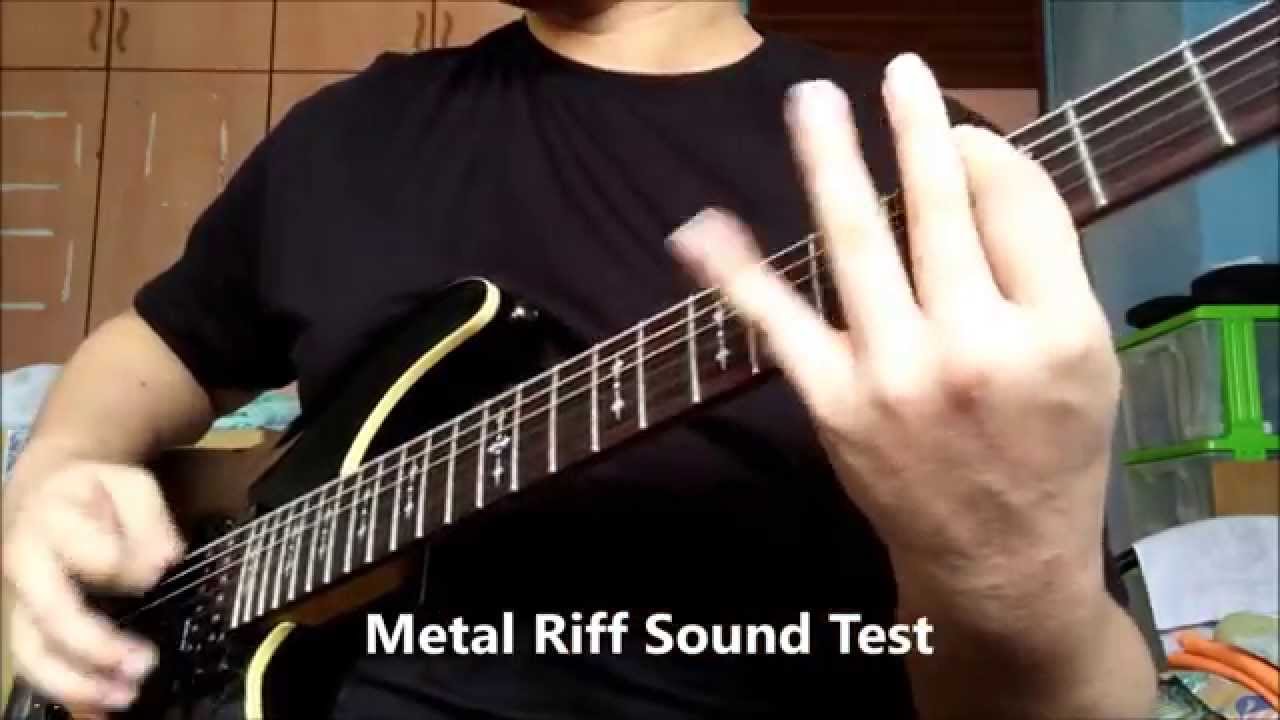 Schecter Omen-6 Riffs and Lead (Distortion Sound Test)