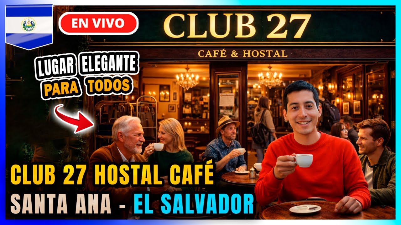 ☕️Club 27 Santa Ana El Salvador Cafe Hostal