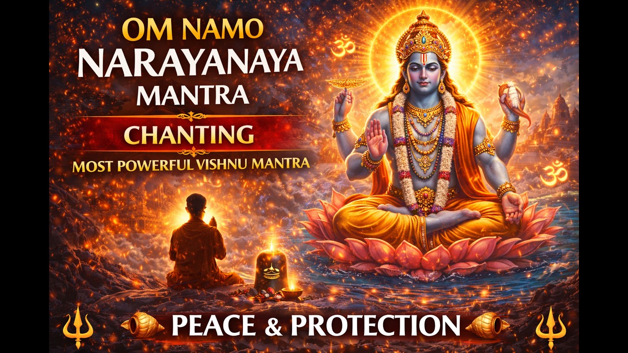 Om Namo Narayanaya Mantra Chanting | Most Powerful Vishnu Mantra for Peace & Protection