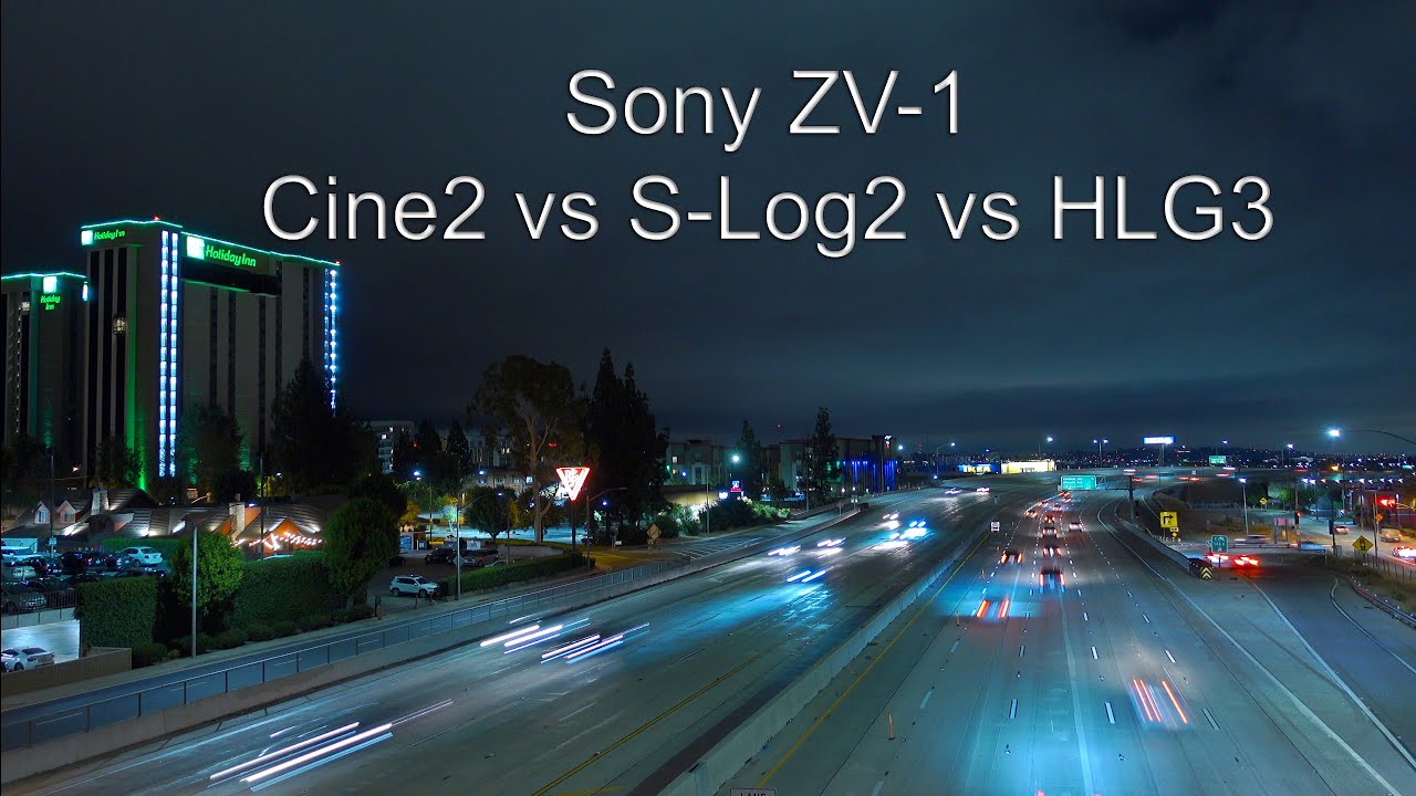 Sony ZV-1 4K Test w/ Cine2 vs S-Log2 vs HLG3