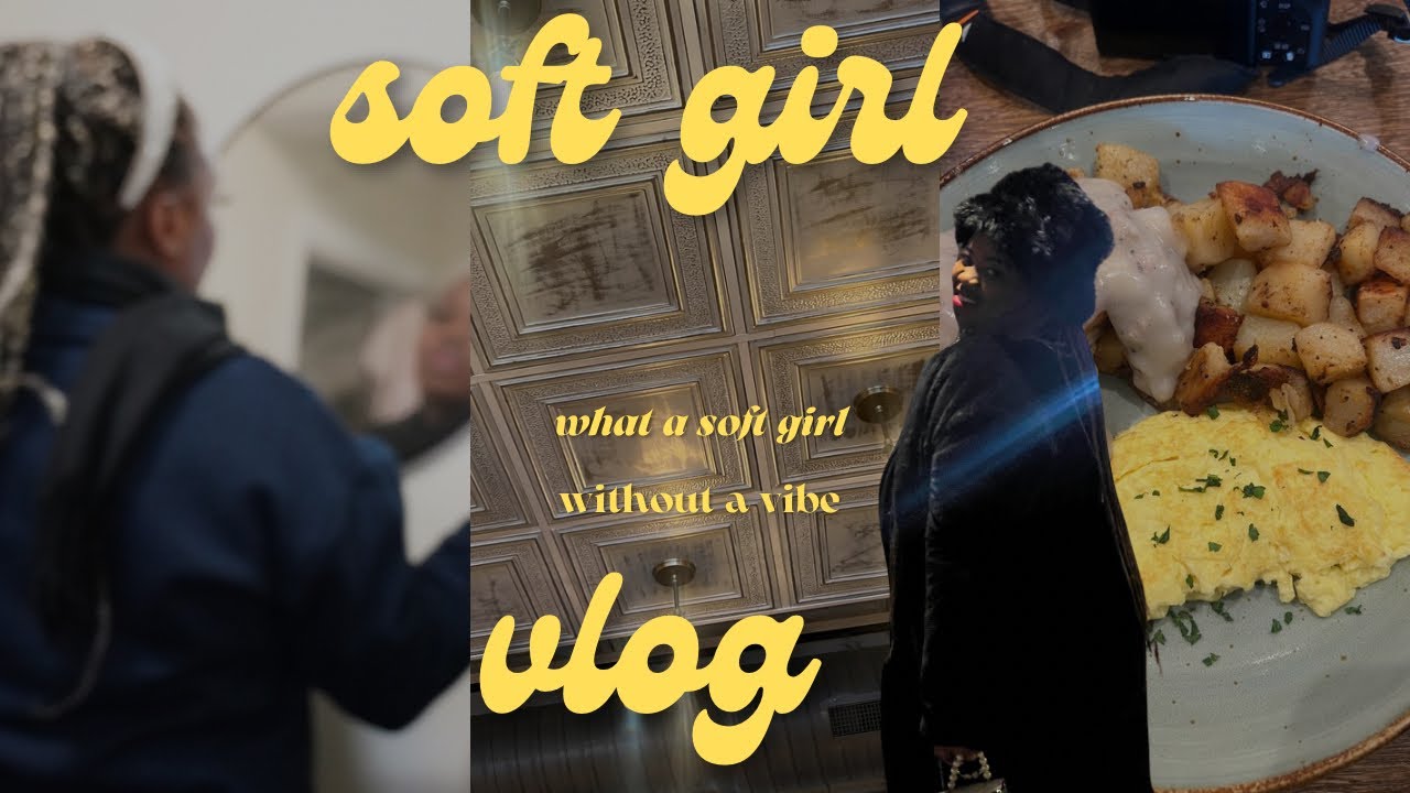 SOFT GIRL VLOG 🥹; brunch, outfit of the day, car vibes, learning Korean, pep talk inspirational word