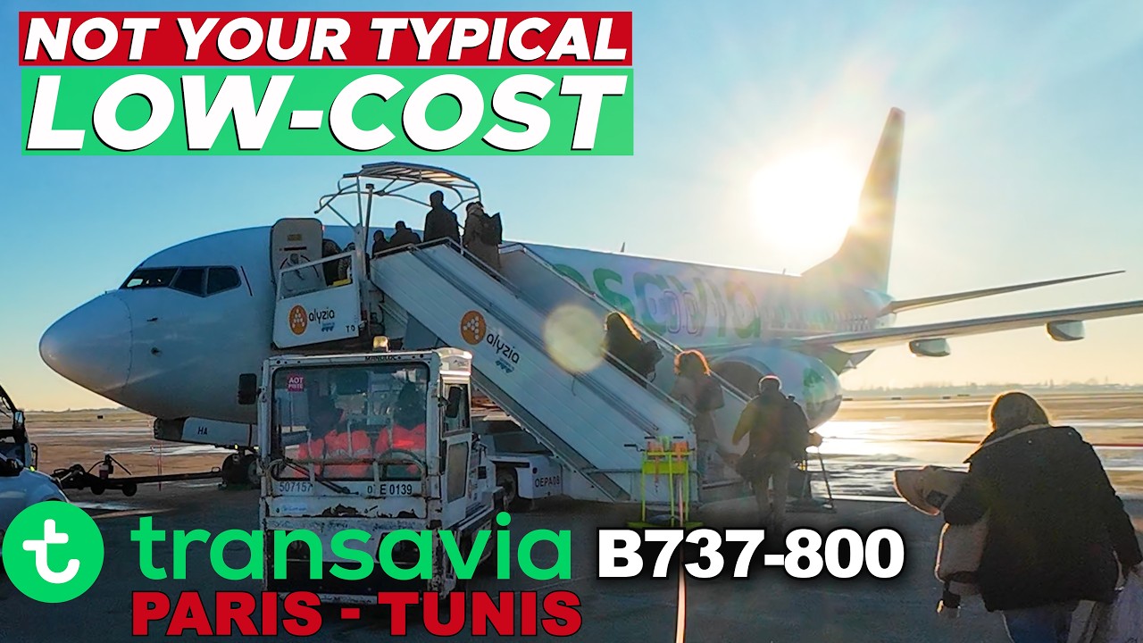 Обзор самолета Boeing 737-800 авиакомпании Transavia | Париж Орли — Тунис — самая недооцененная б...