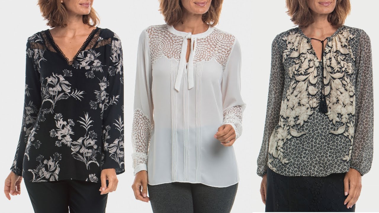 BLUSAS de moda PARA SEÑORAS DE 50 Y 60 AÑOS / BLUSAS MODERNAS Y BONITAS / Fashion Love