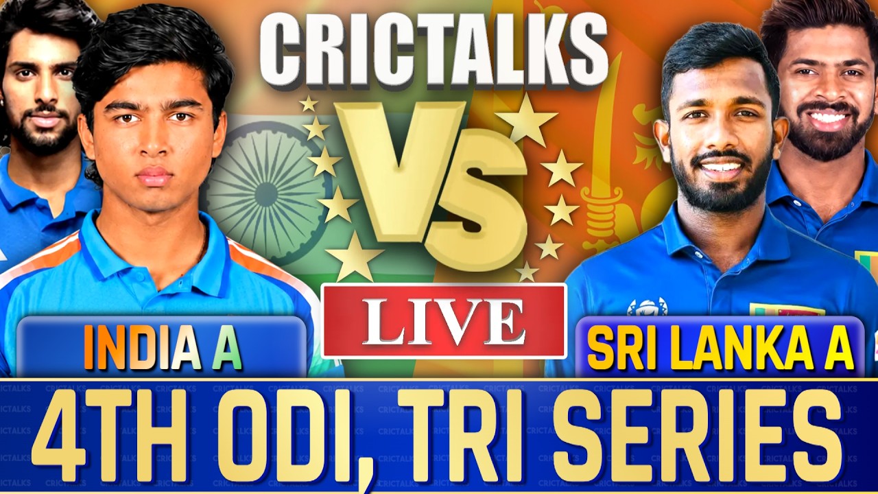 🔴Live: IND-A vs SL-A, Tri Series 2026, Live Cricket Match Today, Live Match Commentary, 1st Inn