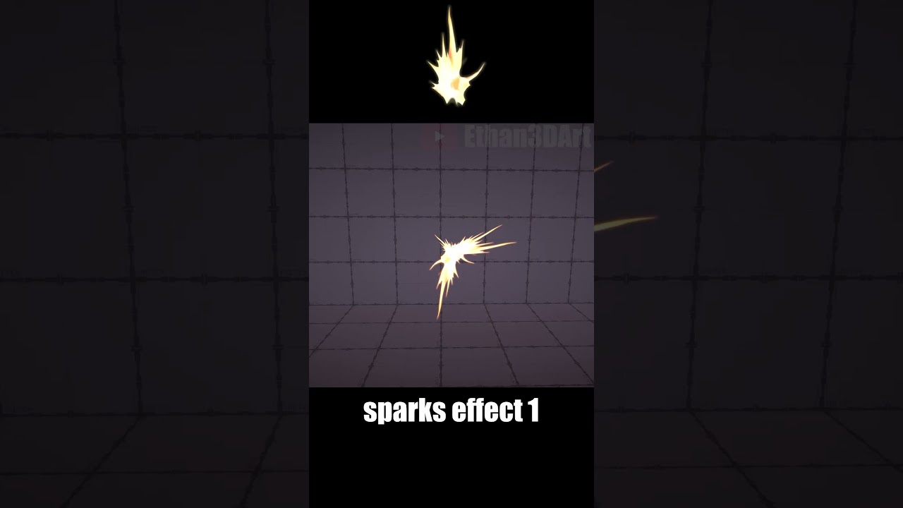 Zelda Stylized Hit VFX Tutorial  Make a  Stylized Hit with Unity,Making process #speedart #vrchat