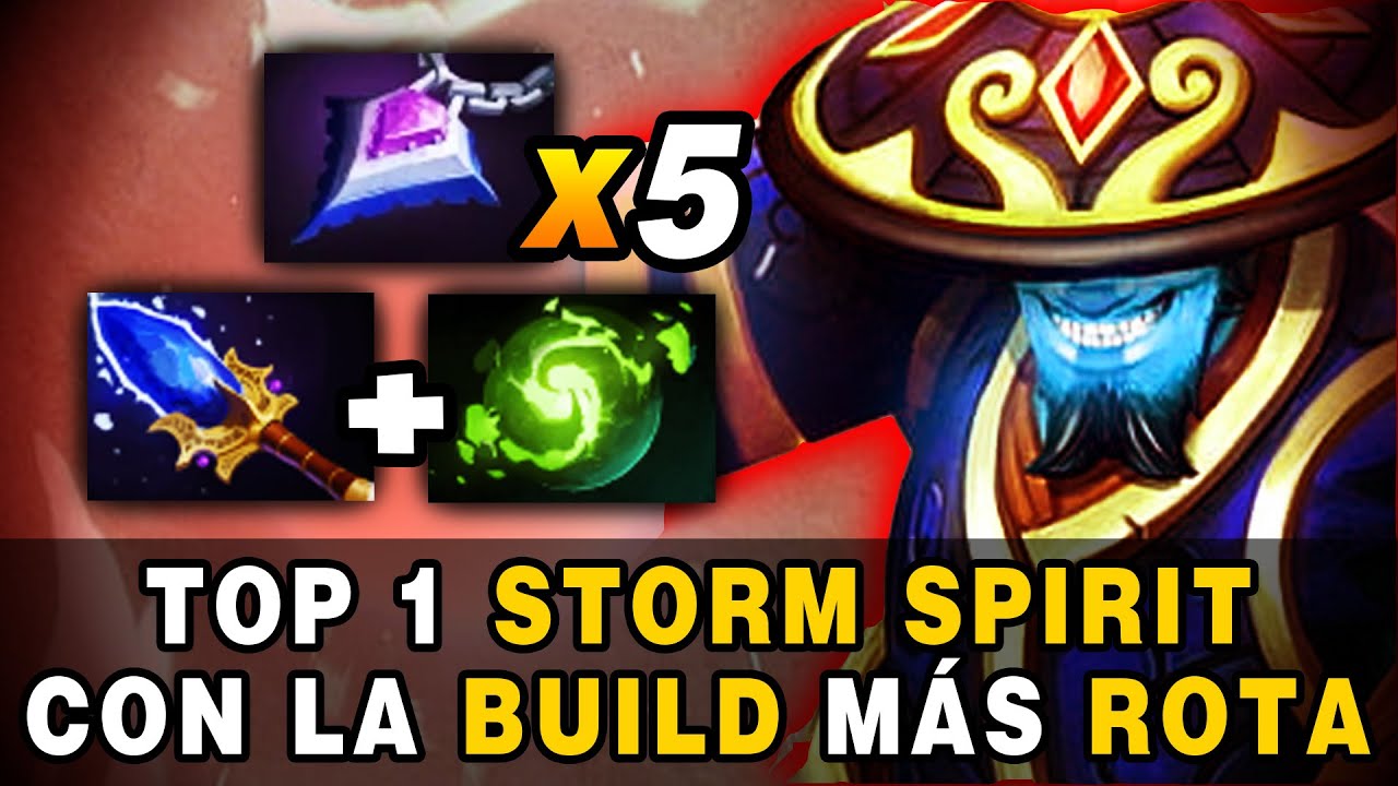 ¡ASÍ JUEGA STORM SPIRIT el TOP 1 de Europa OG.BZM !!! | X5 NULL  STORM SPIRIT !!