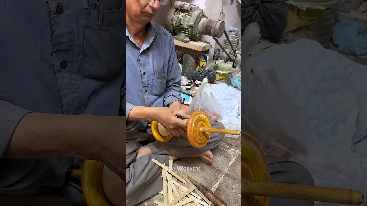 How Skilled Workers Make Charkhi by Hand &ndash; Traditional Craftsmanship