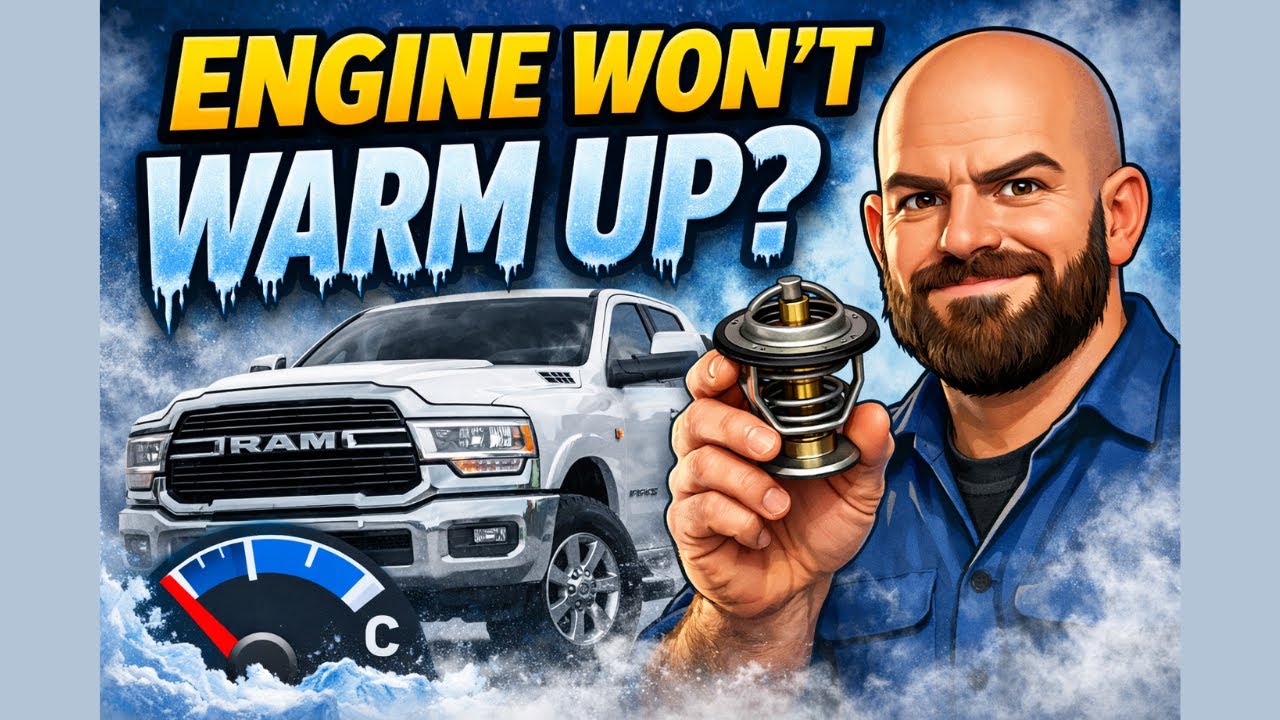 Замена термостата на Ram 2500/3500 6.7L Cummins (2020–2024 гг.) своими руками | Устранение пробле...