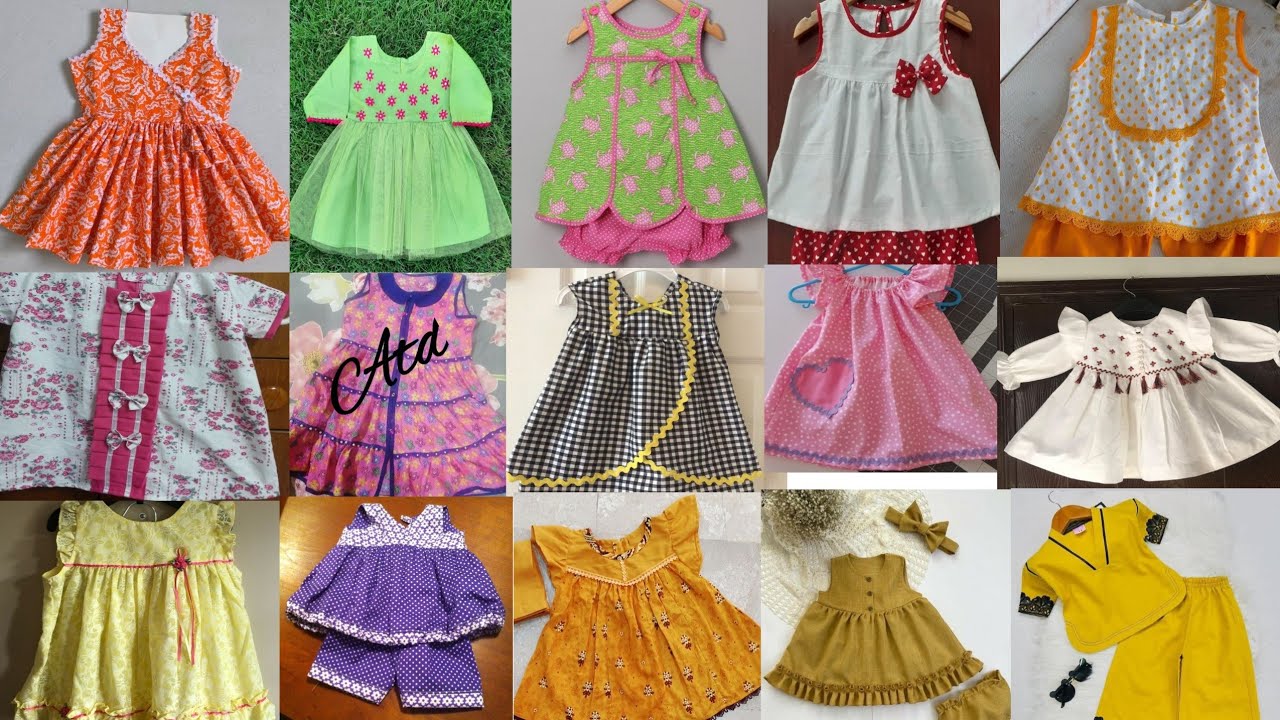 100 + Baby Girls Homemade Lawn Cotton Dress Designs||Cut pieces Lawn Dress Designing Ideas For Eid