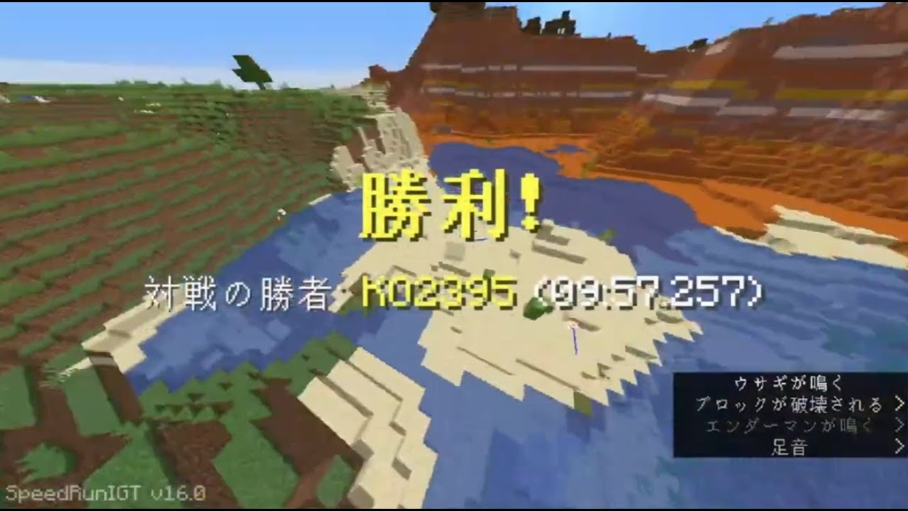 【エンドラRTA】ranked 9:57（2:45 ネザーイン）