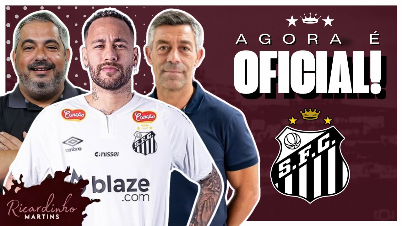 VEJA O PRONUNCIAMENTO OFICIAL DO SANTOS SOBRE A SITUAÇÃO DE NEYMAR / CONVERSA COM CAIXINHA NO CT
