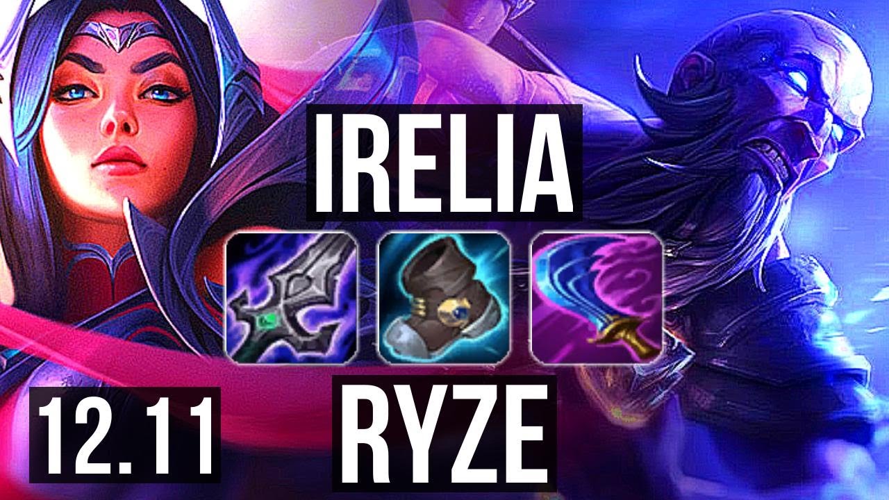 IRELIA vs RYZE (MID) | 6/1/7, 400+ games | KR Master | 12.11