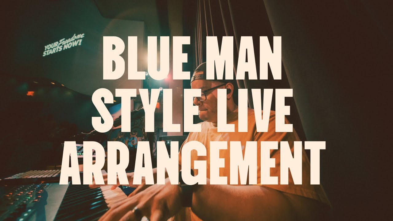 CREATING BLUE MAN STYLE DRUM-LINE LIVE ARRANGEMENT // HOW DID I DO IT ? // 