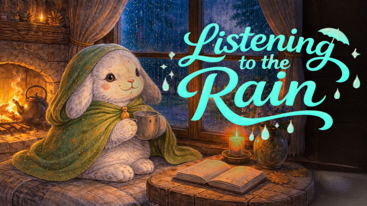 Hearthlight Nights 🌧 Listening to the Rain | Gentle Ambient Music