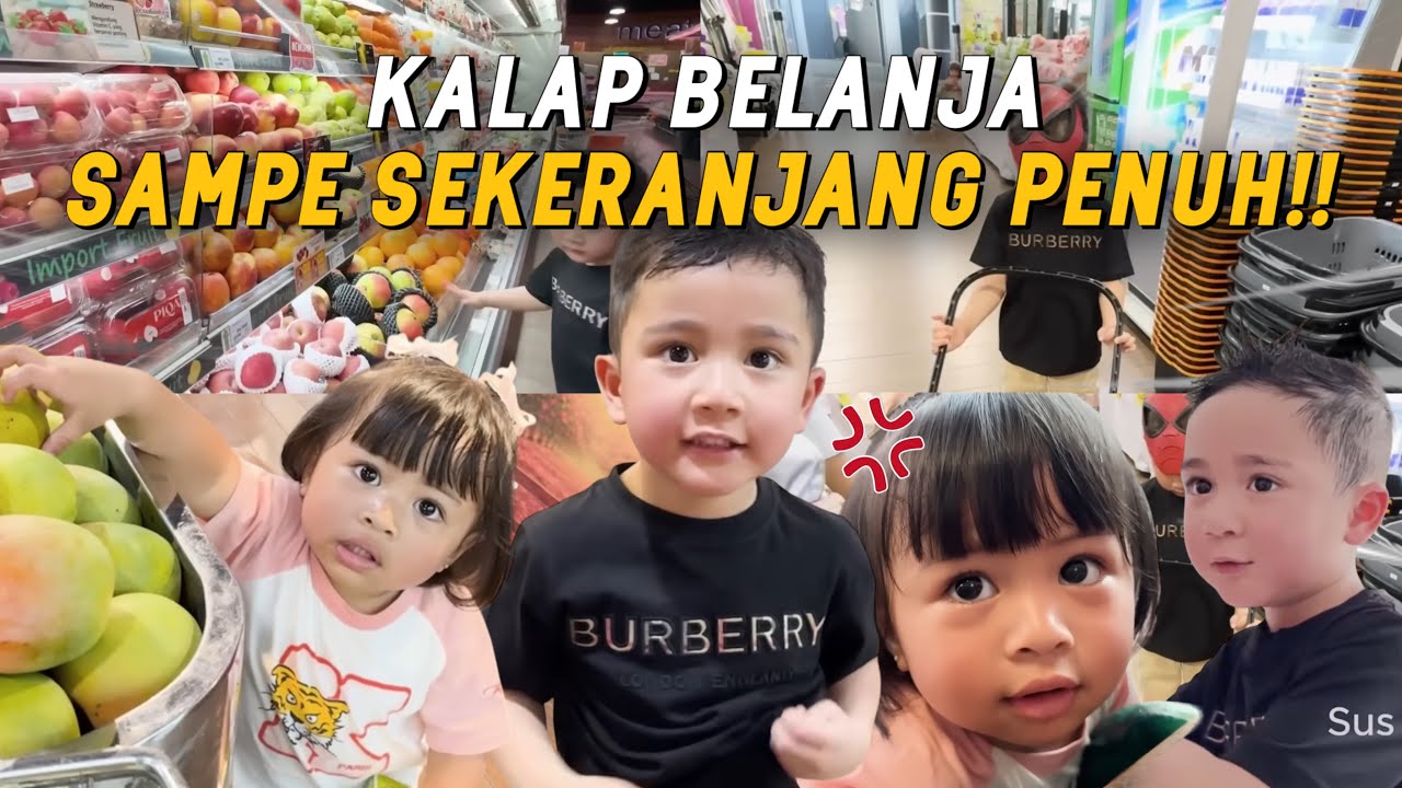 CIPUNG AJAK LILY BELANJA KE SUPERMARKET BUAT STOK BEKAL SEKOLAH!!! 