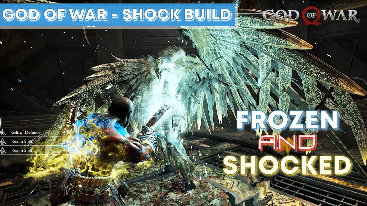 Valkyries Frozen and Shocked | God of War - Shock Build | GMGOW