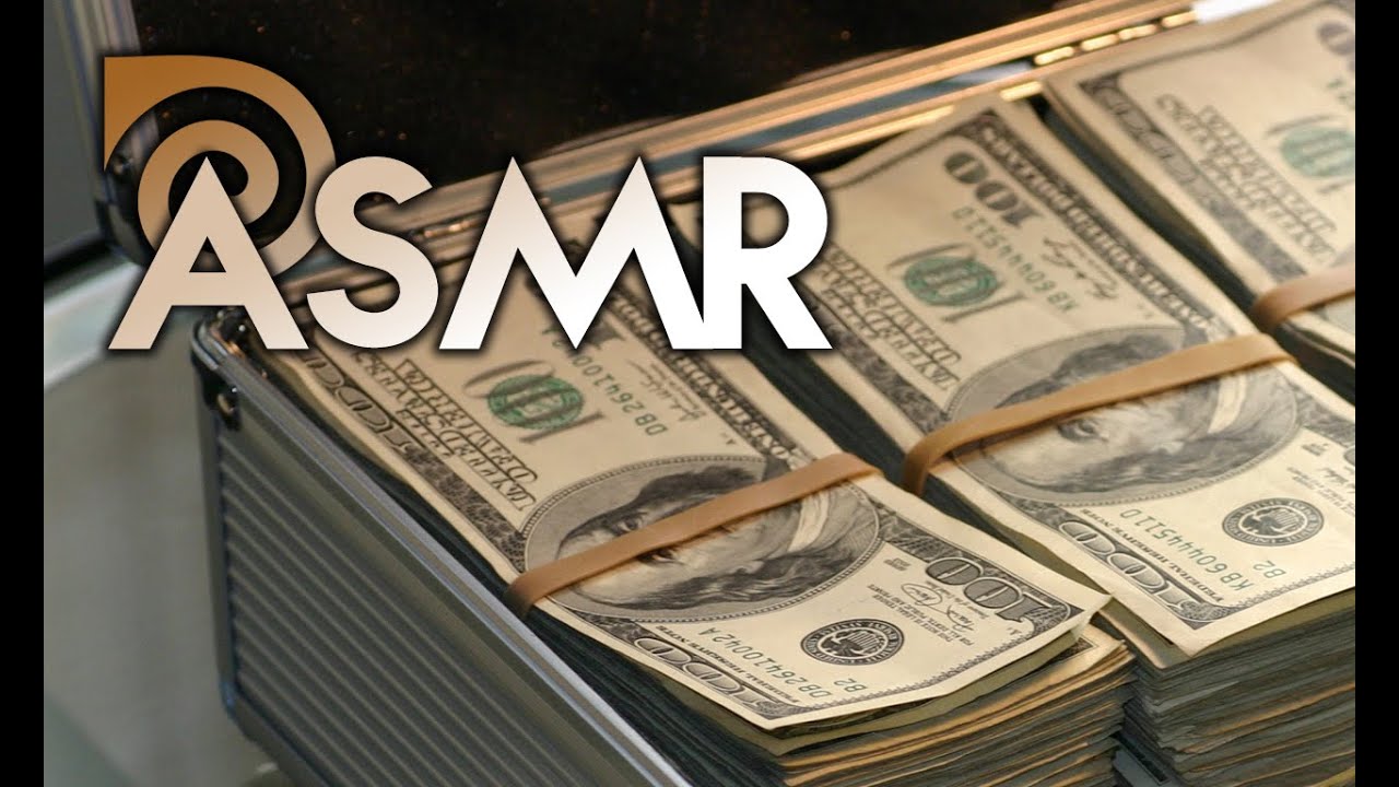 [ASMR] HANDLING $5000. PAPER MONEY SOUNDS. NO TALKING