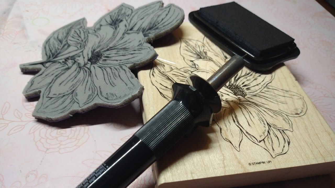 Wood Stamp Converted To Static Cling