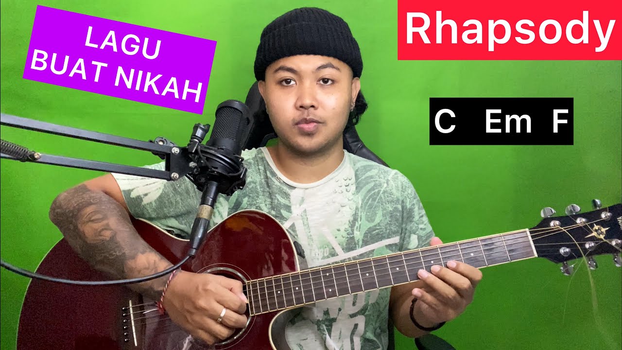 LAGU BUAT AJAK CEWEK NIKAH! Chord Gampang (Rhapsody - JKT 48) (Gitar Tutorial) Pemula