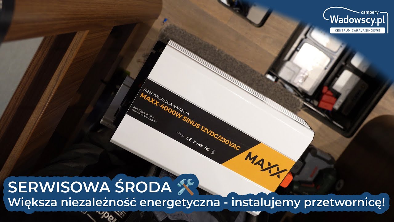 SERWISOWA ŚRODA 13 🛠️ Większa niezależność energetyczna - instalujemy przetwornicę!
