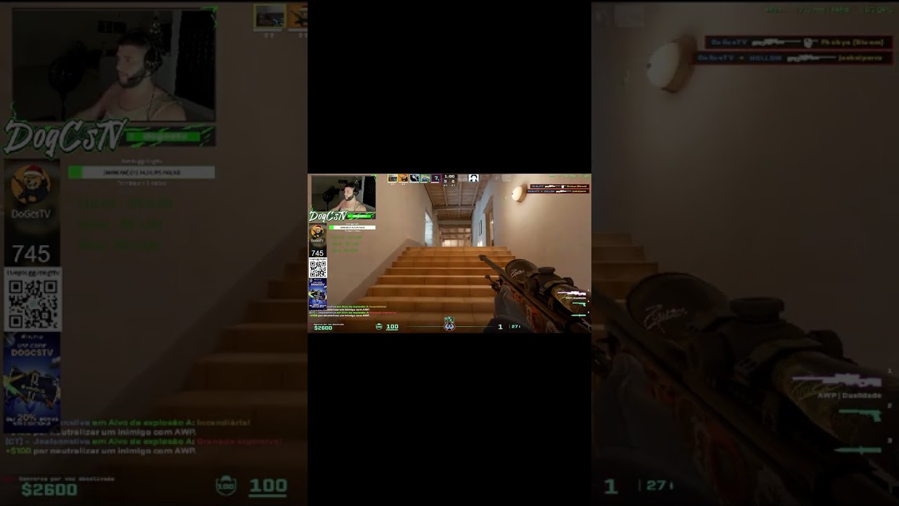 Matei 3 terroristss #cs2 #cs2aovivo #dicascs2 #pcgamer #melhoresmomentoscs2