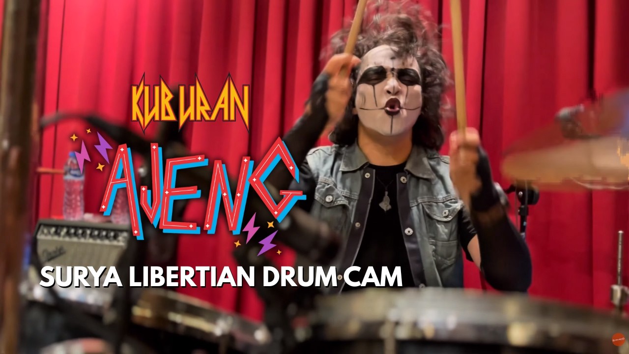 MASIH MUDA DISKOTIK, SUDAH TUA APOTIK! KUBURAN - AJENG (Surya Libertian Drum Cam)
