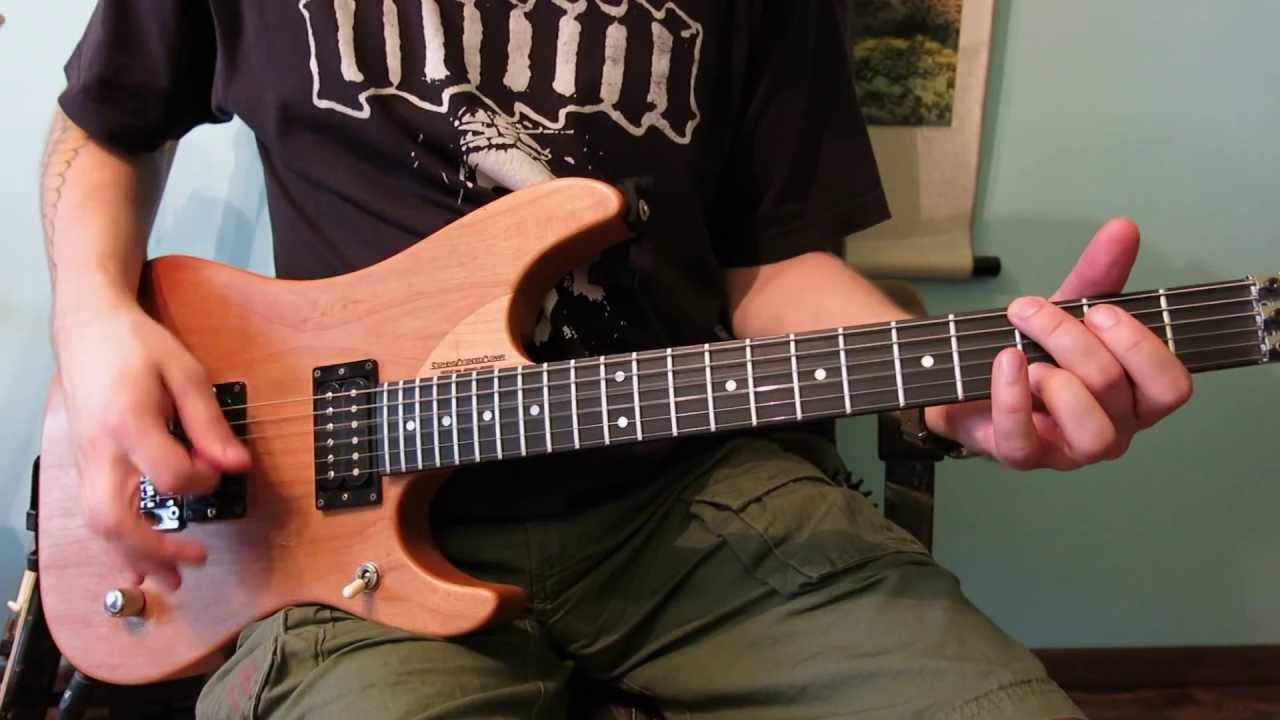 Упражнение на электрогитаре, Как играть риффы, Rock 'N' Roll Riff # 1